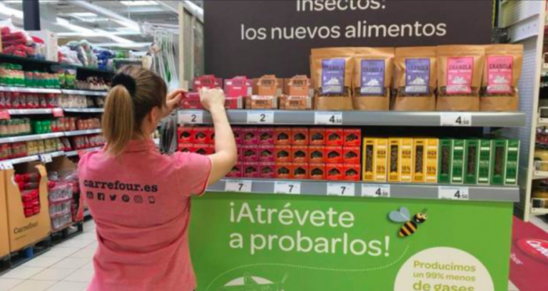 Sanidad podría retirar varios productos de Carrefour que contienen insectos