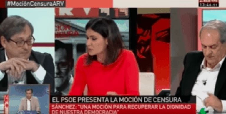 Marhuenda asusta a María Llapart en directo en Al Rojo Vivo