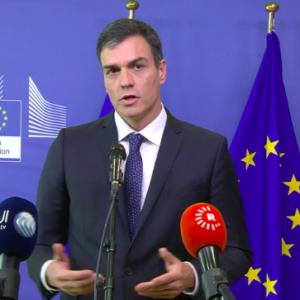 Pedro Sánchez sorprende en Bruselas respondiendo en inglés a una pregunta en ese idioma