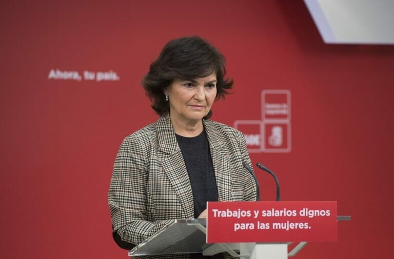 Carmen Calvo será vicepresidenta del Gobierno y ministra de Igualdad