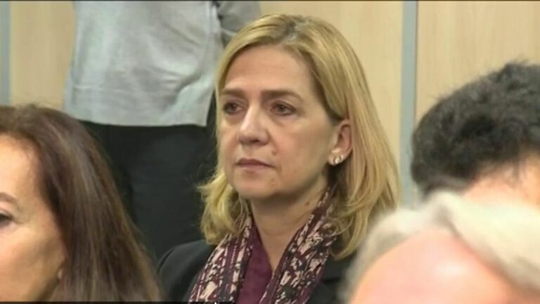 La infanta Cristina quiere ir a la cárcel para ver al cuñado del rey