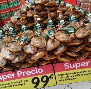 Alerta sanitaria por los ibéricos de una marca de Carrefour