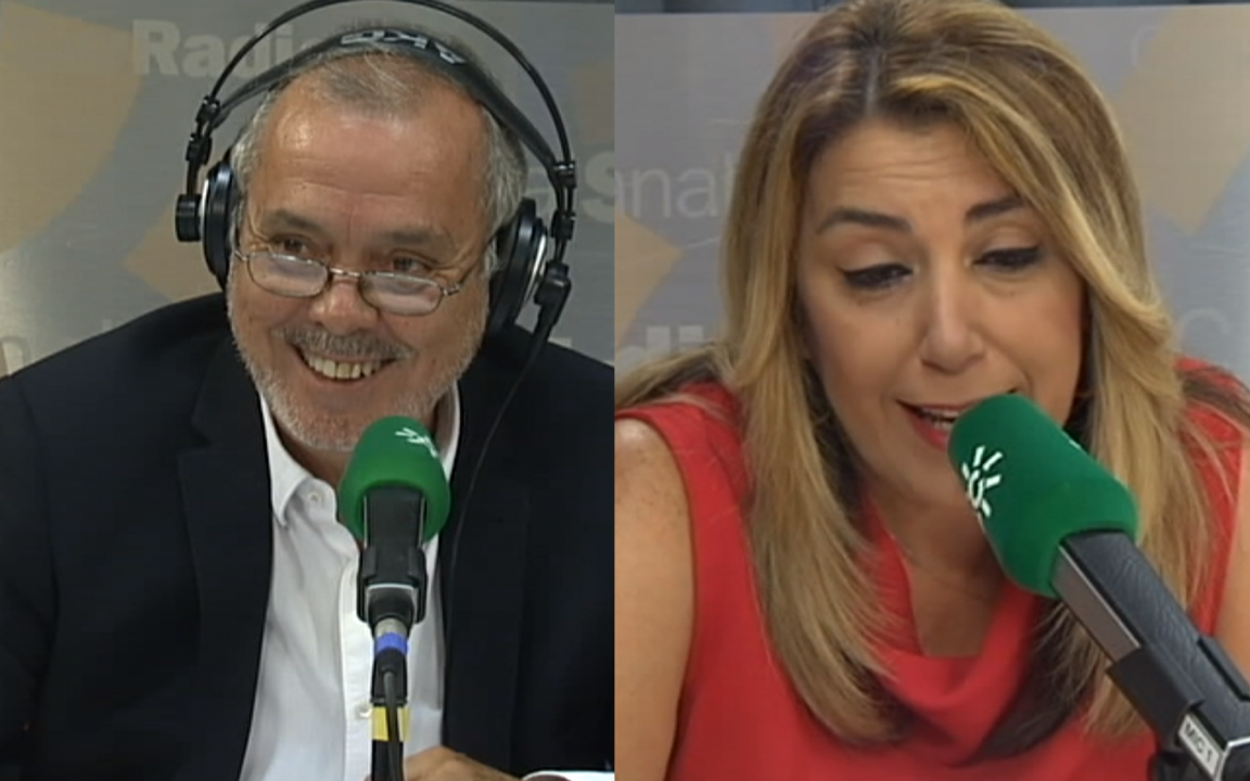 Tom Martín Benítez y Susana Díaz