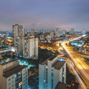 Construcción de stands en Sao Paulo