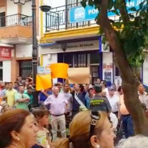 Vídeo: Abucheos a Susana Díaz durante su visita a San Juan del Puerto (Huelva)