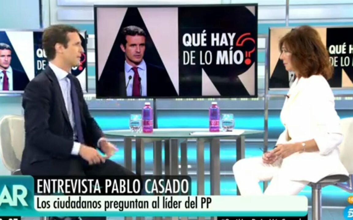 Casado compara a la ultraderecha europea con Podemos y Ana Rosa se queda igual