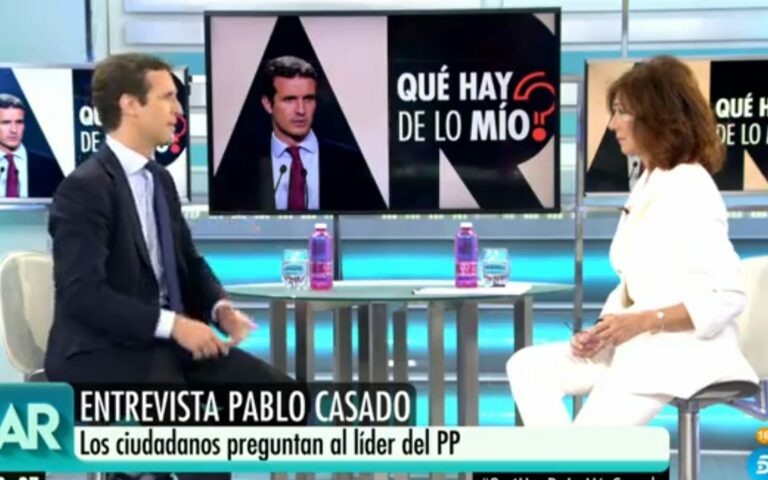 Casado compara a la ultraderecha europea con Podemos y Ana Rosa se queda igual