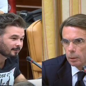 Gabriel Rufián cierra la boca a Aznar: "2600 soldados, tres unidades y medio millón de muertos"