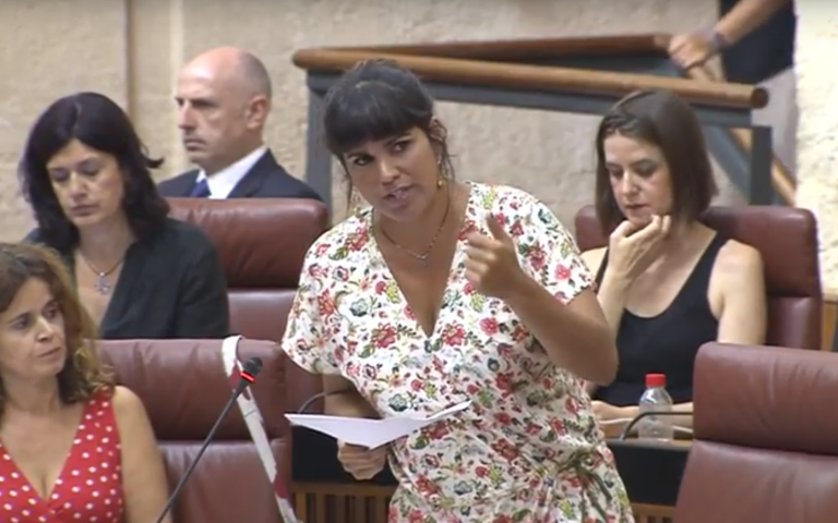 Teresa Rodríguez enumera las veces que Susana Díaz ha ido de la mano de la derecha