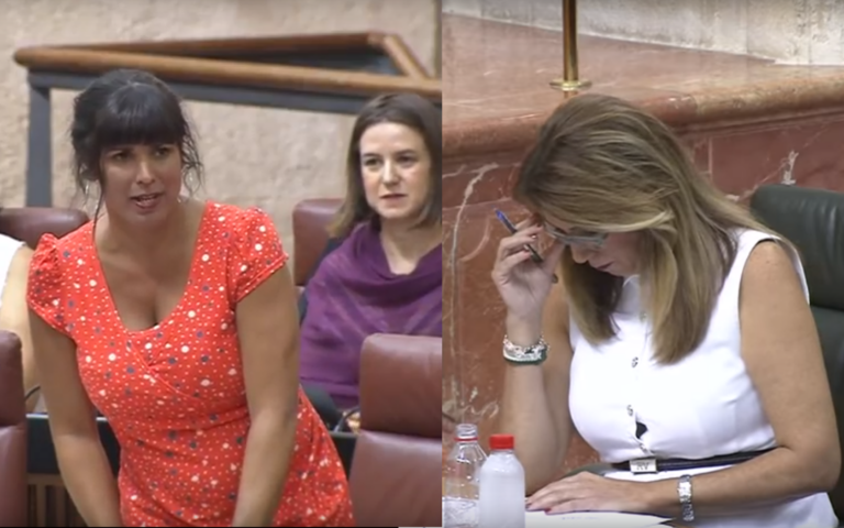 Teresa Rodriguez responde a Susana Díaz: "Yo no he tardado diez años en acabar la carrera"