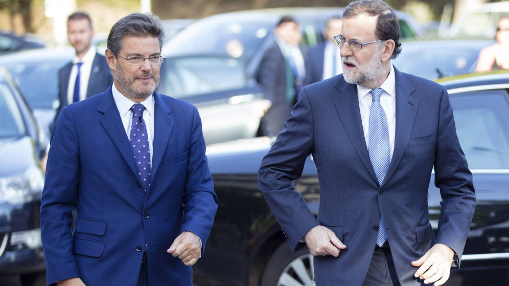 Rafael Catalá y Mariano Rajoy