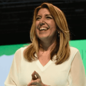 Susana Díaz suspende un acto de campaña porque un grupo de taxistas la estaba esperando para saludarla