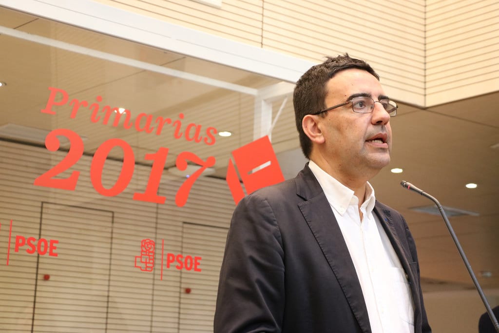 Mario Jiménez, portavoz de la gestora 'susánida' tras el golpe a Pedro Sánchez