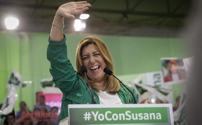 Susana Díaz, ex presidenta de la Junta de Andalucía