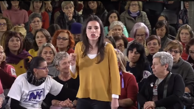 Montero releva a Iglesias al frente de Podemos y reivindica el espíritu feminista del 8M