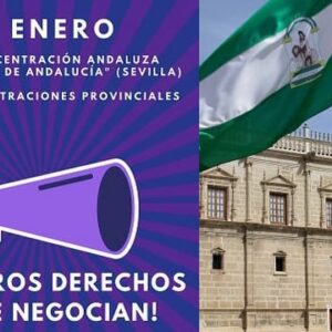 "¡Ni un paso atrás en igualdad!", organizaciones de mujeres y feministas convocan concentraciones en Andalucía