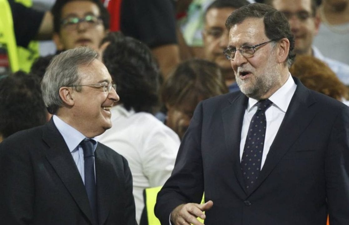 Florentino Pérez y Mariano Rajoy