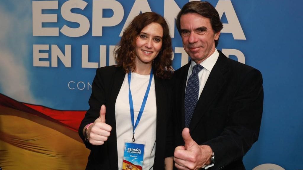 Isabel Díaz Ayuso y José María Aznar