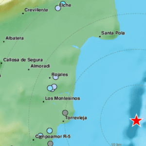Un fuerte terremoto sacude la costa sureste de España