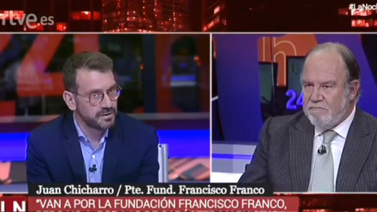Indignación con TVE por invitar al presidente de la Fundación Franco para hablar de "dictablanda"