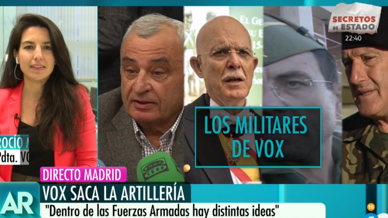 VOX quiere duplicar el gasto militar de España, como exige Donald Trump