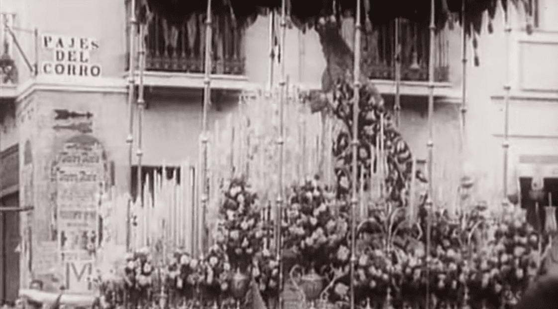Palio de la Virgen de la Estrella, en la Semana Santa de 1932