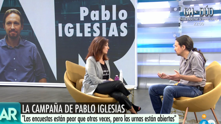 Pablo Iglesias a Ana Rosa: "Si el poder se puede comprar medios tenemos un problema"