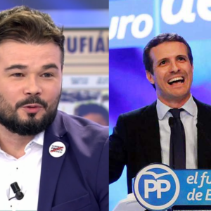 Gabriel Rufián se ríe de la última de Pablo Casado