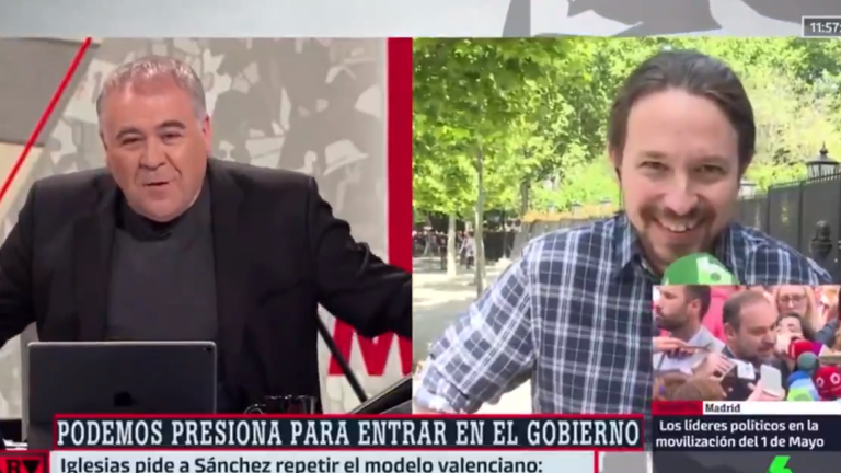 El 'zasca' de Pablo Iglesias a Ferreras tras hablar del "golpe de Estado en Venezuela" de Guaidó