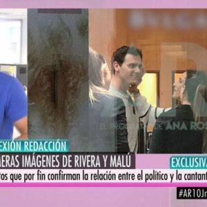Rivera se pone maquillaje frente al espejo junto a Malú en época de pactos postelectorales