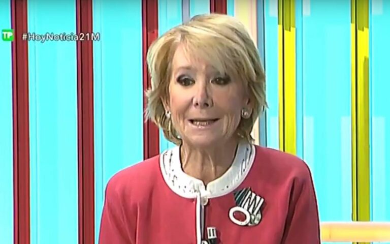 Esperanza Aguirre ve normal el acuerdo con la extrema derecha: "Cómo va a ser una molestia que nos apoye VOX"