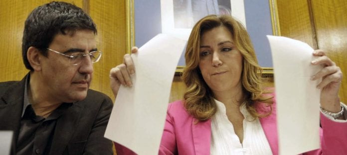 Mario Jiménez y Susana Díaz, peces gordos de la organización PSOE-A
