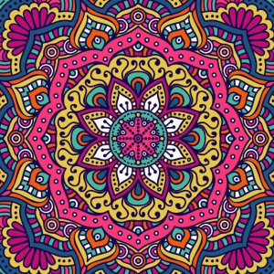 Conoce los beneficios de hacer mandalas con la técnica del puntillismo