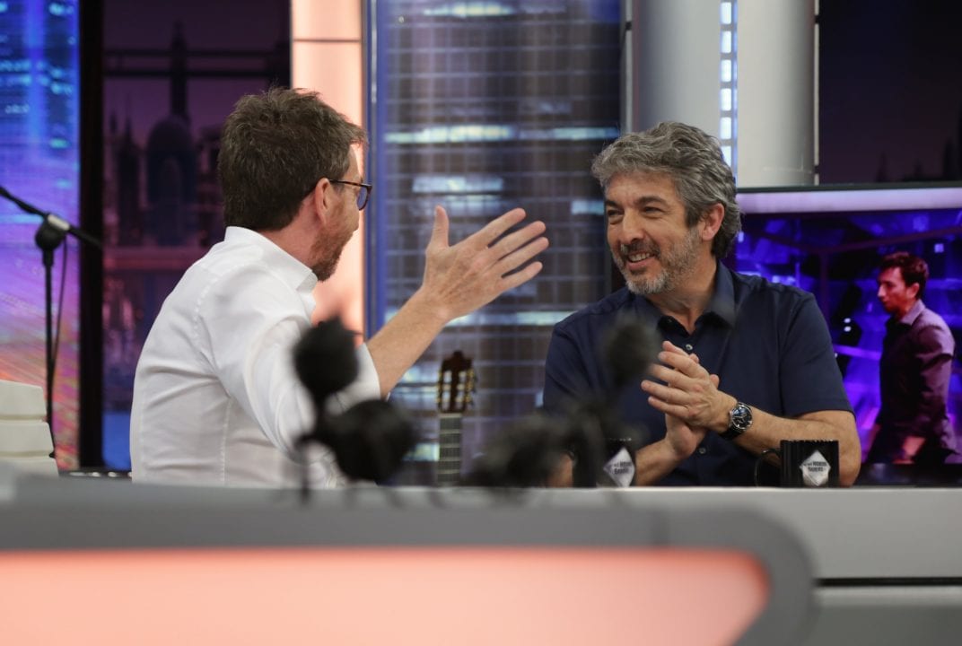 Pablo Motos y Ricardo Darín en Antena 3. 