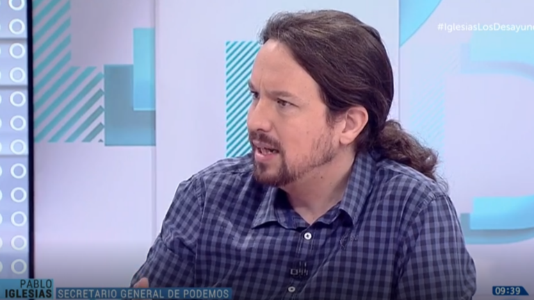 Pablo Iglesias critica que el PSOE mande "primero la propuesta al grupo Prisa para negociar"