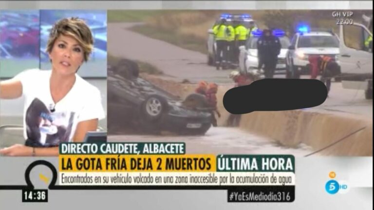 Críticas a Ya es mediodía de Telecinco por emitir en directo el levantamiento de un cadáver