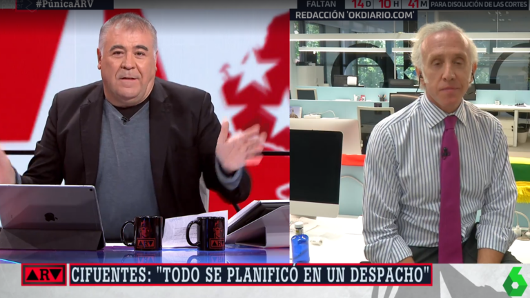 Ferreras e Inda se ríen de Cifuentes por decir que "las cloacas del Estado" intervinieron en la publicación del vídeo por OK Diario