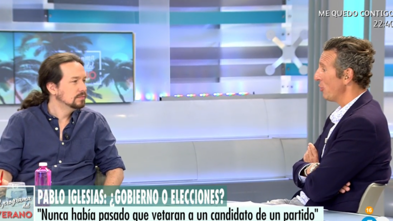 Pablo Iglesias sobre el Partido Socialista: "La derecha le ha dicho: contigo no, bicho"