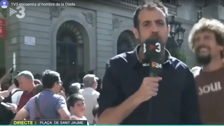 Testigo directo detalla como La Sexta manipuló de forma descarada durante la Diada de Cataluña