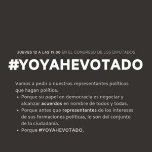 Convocan una manifestación frente al Congreso en protesta por la falta de acuerdo entre PSOE y UP