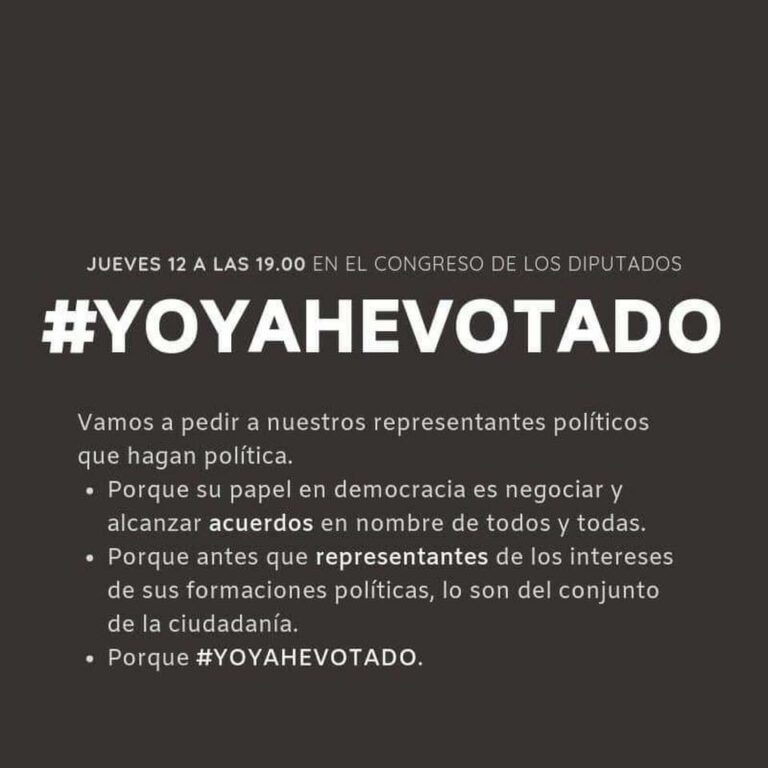 Convocan una manifestación frente al Congreso en protesta por la falta de acuerdo entre PSOE y UP