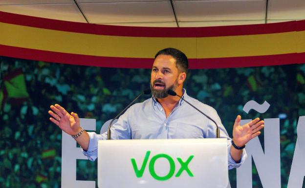 Santiago Abascal, líder de VOX. 