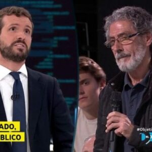 Casado responde "no se puede hacer demagogia" a un pensionista que cobra 385 euros al mes