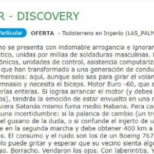 Vende su coche de 25 años y cuenta todos los detalles: "el consumo y el ruido son los de un Boeing 767 que despega"
