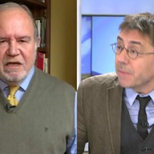 Discusión de Monedero con el presidente de la Fundación Francisco Franco: "Verle a usted en televisión me sigue estremeciendo"