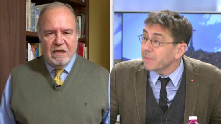 Discusión de Monedero con el presidente de la Fundación Francisco Franco: "Verle a usted en televisión me sigue estremeciendo"