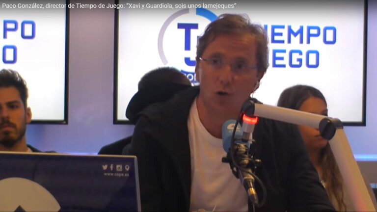 VÍDEO: Paco González carga contra Xavi y Guardiola: "Hay gente a la que le gustan las dictaduras. Sois unos lamejeques"