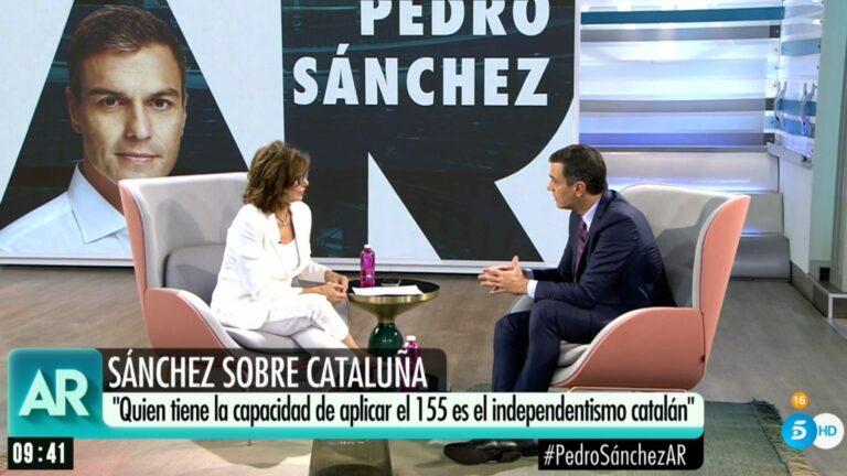Ana Rosa a Pedro Sánchez: "¿Es Errejón un niño mimado? ¿Es una operación diseñada en Moncloa para debilitar a Podemos?"
