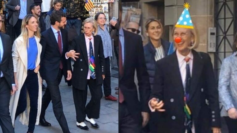 Rosa Díez defiende su vestimenta mientras pide el voto para el PP y las redes le responden
