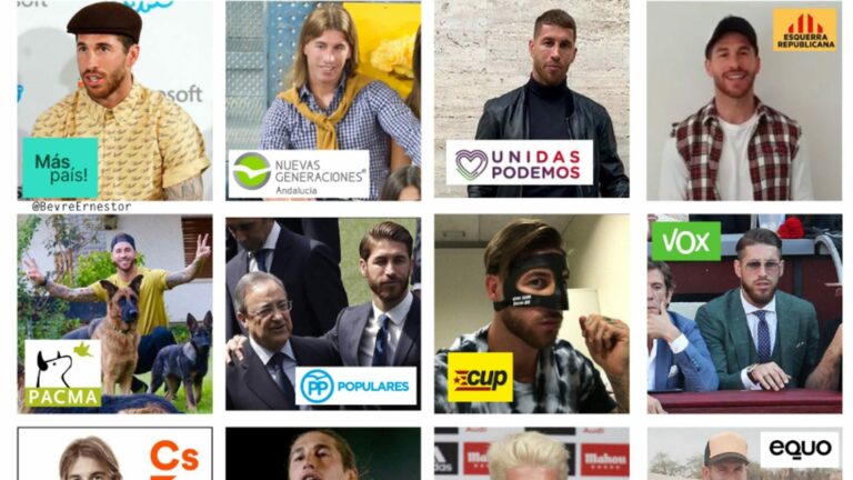 Sergio Ramos enseña su voto por error en un vídeo de Pilar Rubio